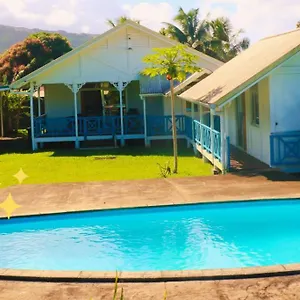 Hébergement de vacances Tevihouse 2 Bedrooms House Or-and Bungalow With Pool, Taravao