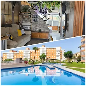  Appartement Saltillo Alto Gray Studio. Vistas Al Mar Y Piscina Espagne